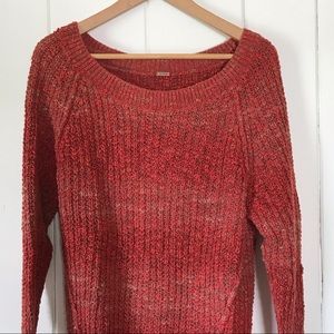 Burnt Orange Free People Sweater